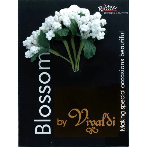 Foam Flower Spray with Stamens